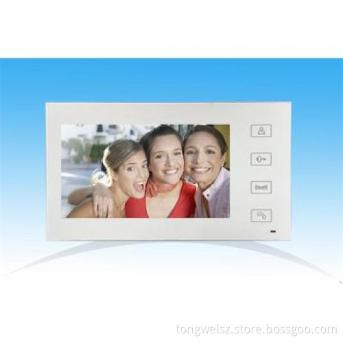 Video door phone, high resolution, touch panel, 4 wires simple wiring and easy installationNew